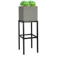 Pflanzwerk Pflanzkübel Hochbeet Gestell Elevate 60x28cm für Garten Terrasse und Balkon Blumenkübel - Pulverbeschichteter Edelstahl - Rostfrei - Premiumqualität - Frostsicher - 2 Jahre Garantie - Thumbnail 8