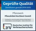 Pflanzwerk Pflanzkübel Hochbeet Gestell Elevate 60x34cm für Garten Terrasse und Balkon Blumenkübel - Pulverbeschichteter Edelstahl - Rostfrei - Premiumqualität - Frostsicher - 2 Jahre Garantie - Thumbnail 5