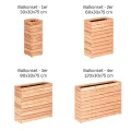 Mega Holz Pflanzkübel MODULO 90x30x39 cm (BxTxH) - wetterfester Blumenkasten aus heimischen Lärchenholz - Blumenkübel aus witterungsbeständiger Lärche für Garten, Terrasse und Balkon, Modular, Holz - Thumbnail 9