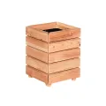 Mega Holz Hochbeet MODULO 30x30x75 cm (BxTxH) - Wetterfester Pflanzkübel aus Holz für Innen- und Außenbereich - Blumenkübel aus witterungsbeständiger Lärche für Garten, Terrasse und Balkon, Modular - Thumbnail 10