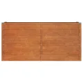 Hochbeet aus Cortenstahl, 160 x 40 x 77 cm, wetterfest, für Garten, Balkon oder Terrasse, Rostig - Thumbnail 4