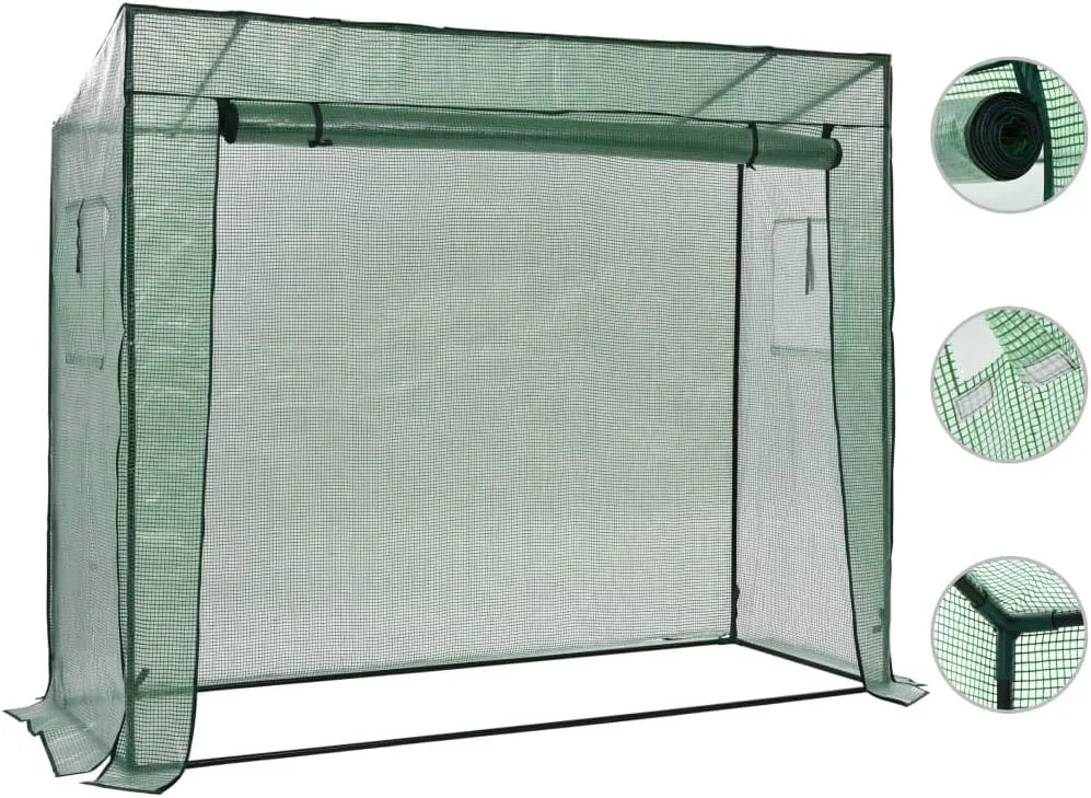 Begehbares Gewächshaus 200 x 80 x 173 cm, Frühbeet, Tomatenhaus, Treibhaus, Greenhouse, Garten Zubehör