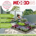 Hochbeet, Kräuterbeet, Gartenbeet, Pflanzbeet, Blumenbeet, Stufenbeet, Holz Stufen Treppe, für Garten und Terrasse, Kiefernholz, Massivholz, Abmessungen 45x119x119 cm, Farbe: Natur - Thumbnail 2