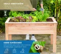 WESTMANN Hochbeet Emily aus Lärchenholz inkl. Aussaatkalender| 120x65x75 cm Natur | Kräuterbeet für den Außenbereich | Stelzenhochbeet zum Bepflanzen von Gemüse & Kräutern - Thumbnail 4