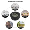 AITRIP 5 x Mini Digital Hygrometer Gauge Indoor Thermometer, Temperatur-Feuchtigkeitsmessgerät für Luftbefeuchter Gewächshaus Gläser Reptilien Gitarrenkoffer, Fahrenheit (℉) oder Celsius(℃) Schwarz - Thumbnail 6