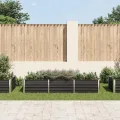 Willood Garten Hochbeet Anthrazit 240 x 80 x 45 cm Verzinkter Stahl - Thumbnail 3