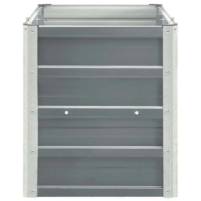 Willood Garten Hochbeet Verzinkter Stahl 240×40×45 cm Grau – Bild 3