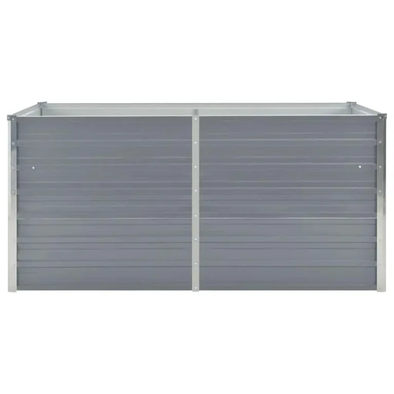 Willood Hochbeet 160 x 80 x 77 cm Verzinkter Stahl Grau – Bild 3