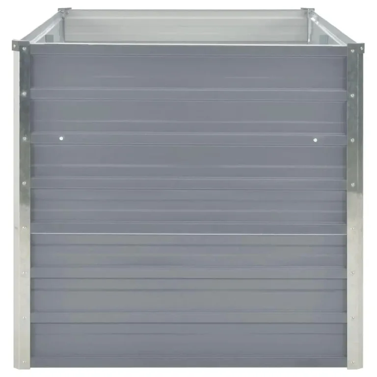 Willood Hochbeet 160 x 80 x 77 cm Verzinkter Stahl Grau – Bild 4