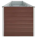Willood Garten Hochbeet Verzinkter Stahl 400×80×77 cm Braun - Thumbnail 4