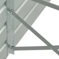 Willood Garten Hochbeet Verzinkter Stahl 400×80×77 cm Braun - Thumbnail 5