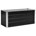Willood Garten Hochbeet Anthrazit 100 x 40 x 45 cm Verzinkter Stahl - Thumbnail 2