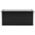 Willood Garten Hochbeet Anthrazit 100 x 40 x 45 cm Verzinkter Stahl - Thumbnail 4