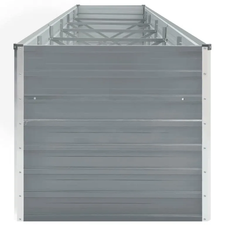 Willood Garten Hochbeet Verzinkter Stahl 480x80x77 cm Grau – Bild 4