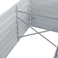 Willood Garten Hochbeet Verzinkter Stahl 240x80x45 cm Grau - Thumbnail 5
