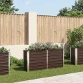 Willood Hochbeet 160 x 80 x 45 cm Verzinkter Stahl Grau - Thumbnail 10