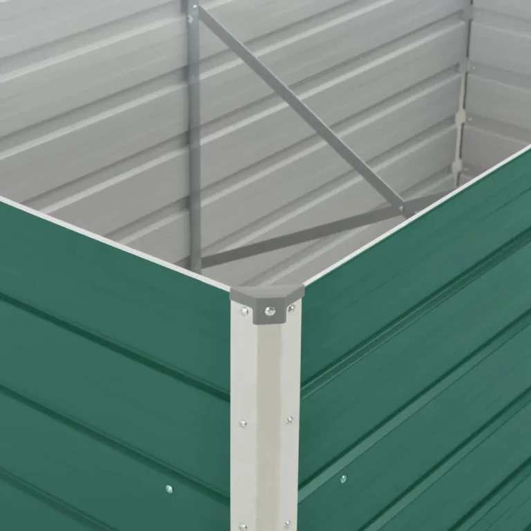 Willood Hochbeet 160 x 80 x 77 cm Verzinkter Stahl Grün – Bild 5