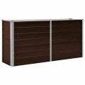 Willood Garten Hochbeet Braun 160 x 40 x 77 cm Verzinkter Stahl - Thumbnail 2