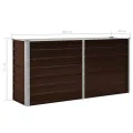 Willood Garten Hochbeet Braun 160 x 40 x 77 cm Verzinkter Stahl - Thumbnail 8