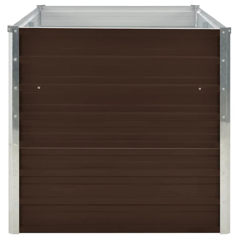 Willood Hochbeet Braun 160 x 80 x 77 cm Verzinkter Stahl – Bild 5