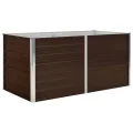 Willood Hochbeet Braun 160 x 80 x 77 cm Verzinkter Stahl - Thumbnail 2