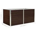 Willood Hochbeet Braun 160 x 80 x 77 cm Verzinkter Stahl - Thumbnail 8