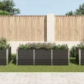 Willood Garten Hochbeet Anthrazit 240 x 80 x 77 cm Verzinkter Stahl - Thumbnail 3