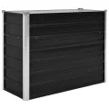 Willood Garten Hochbeet Anthrazit 100 x 40 x 77 cm Verzinkter Stahl - Thumbnail 2