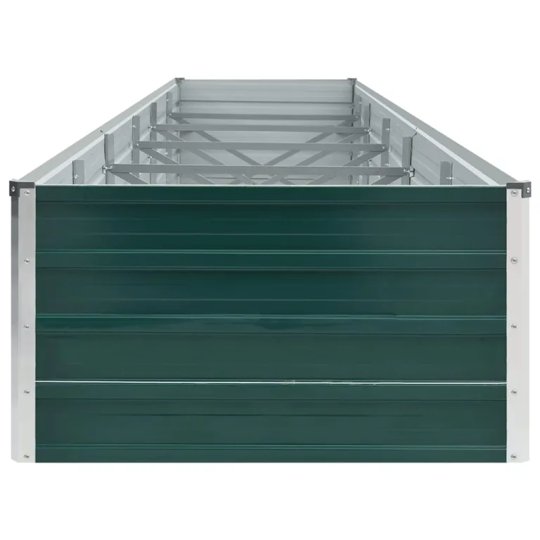 Willood Garten Hochbeet Verzinkter Stahl 480x80x45 cm Grün – Bild 4