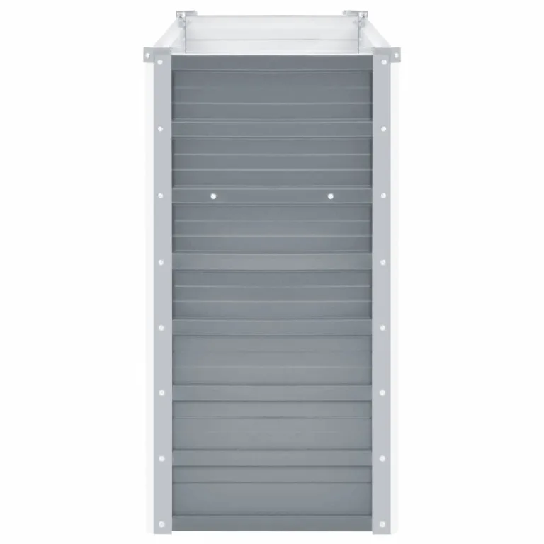 Willood Garten Hochbeet Verzinkter Stahl 160x40x77 cm Grau – Bild 4