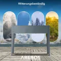Arebos Hochbeet 101,5 x 26 x 80 cm | Frühbeet Kräuterbeet Pflanzenbeet Blumenkasten Garten Terassen Gemüsebeet Gartenbeet Blumenkübel für Balkon | ideal für den Anbau von Gemüse Obst Kräutern - Thumbnail 5