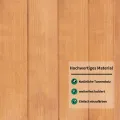 M MCombo Gewächshaus Frühbeet aus Holz, für Balkon & Garten, Klein Treibhaus Greenhouse Aufsatz Kasten Winterfest, 0760 (Orange) - Thumbnail 6