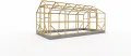 ECO Holz Gewächshaus Garten Treibhaus Tomatenhaus Holzhaus Pflanzhaus (Braun, 5 x 2.6 m) - Thumbnail 5