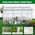 5X Doppelstegplatten 4mm - 60.5x121cm Hohlkammerplatten Zuschneidbar Polycarbonat Gewächshausplatte UV-beständigen für Gewächshaus Carports Terrassenüberdachung Garten - Thumbnail 4