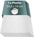 Hohlkammerplatten für Gewächshaus 60,5 x 66,2 cm - Polycarbonatplatten, Kunststoffplatten 4mm, Wetterfeste Gewächshausplatten, Polycarbonat Stegplatten, Transparentes & UV-beständige Wellplattendach - Thumbnail 9