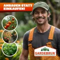 GARDEBRUK® Gewächshaus Aluminium 4,8m² mit Fundament 250x190cm inkl. 2 Dachfenster Tomatenhaus Treibhaus Anzuchthaus Garten Frühbeet Aufzucht 7,7m³ - Thumbnail 8