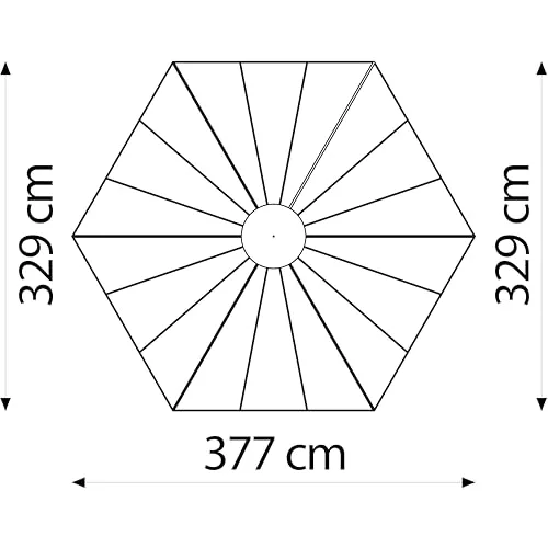 Vitavia Gewächshaus-Pavillon/ Vogelvoliere Circus 9000", Aluminium eloxiert, 9,0 m² | Wetterfestes & stabiles Treibhaus | Perfekt für Gemüse & Pflanzen | Robust & langlebig – Bild 10