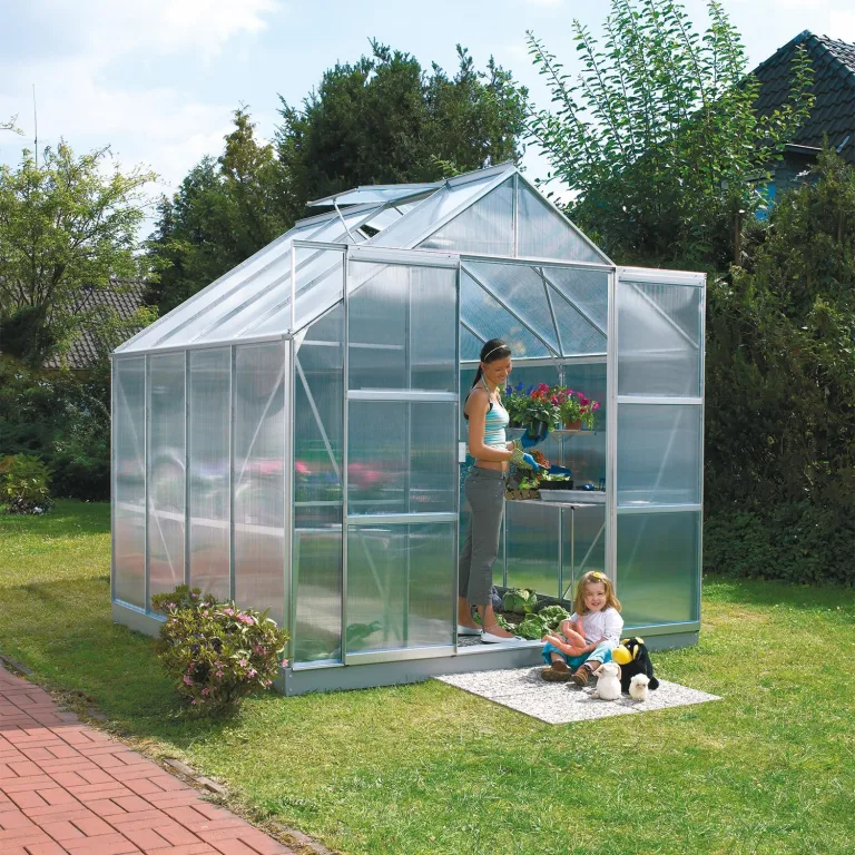 Vitavia Gewächshaus Mars 6700", Aluminium eloxiert, 6,7 m², 6 mm HKP | Wetterfestes & stabiles Treibhaus | Perfekt für Gemüse & Pflanzen | Robust & langlebig – Bild 4