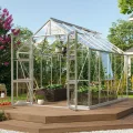 Vitavia Gewächshaus Olymp 9900", smaragd, 9,9 m², 4 mm HKP | Wetterfestes & stabiles Treibhaus | Perfekt für Gemüse & Pflanzen | Robust & langlebig - Thumbnail 6