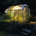 Vitavia Gewächshaus-Set Uranus 8300" inkl. LED Leuchte, schwarz, 3 mm ESG | Wetterfestes & stabiles Treibhaus | Perfekt für Gemüse & Pflanzen | Robust & langlebig - Thumbnail 10