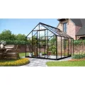 Vitavia Gewächshaus Merkur 8300", schwarz, 8,3 m², 3 mm ESG | Wetterfestes & stabiles Treibhaus | Perfekt für Gemüse & Pflanzen | Robust & langlebig - Thumbnail 1