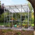 Vitavia Gewächshaus Playa 5900", schwarz, 5,9 m², 3 mm ESG, 6 mm HKP | Wetterfestes & stabiles Treibhaus | Perfekt für Gemüse & Pflanzen | Robust & langlebig - Thumbnail 8