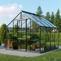 Vitavia Gewächshaus Meridian 1 11500", Aluminium, 11,5 m², 3 mm ESG | Wetterfestes & stabiles Treibhaus | Perfekt für Gemüse & Pflanzen | Robust & langlebig - Thumbnail 8