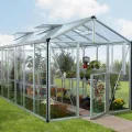 Vitavia Gewächshaus Zeus 8100", Aluminium eloxiert, 8,1 m², 16 mm HKP | Wetterfestes & stabiles Treibhaus | Perfekt für Gemüse & Pflanzen | Robust & langlebig - Thumbnail 5