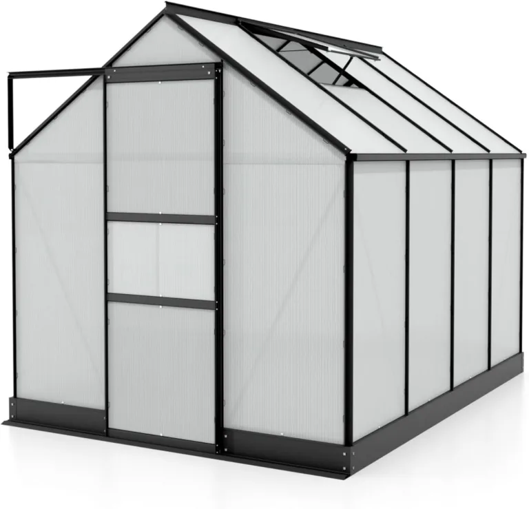 Vitavia Gewächshaus Apollo 6200", Aluminium eloxiert, 6,2 m², 4 mm HKP | Wetterfestes & stabiles Treibhaus | Perfekt für Gemüse & Pflanzen | Robust & langlebig – Bild 7