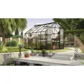 Vitavia Gewächshaus Uranus 8300", schwarz, 8,3 m², 3 mm ESG | Wetterfestes & stabiles Treibhaus | Perfekt für Gemüse & Pflanzen | Robust & langlebig - Thumbnail 2