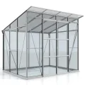Vitavia Gewächshaus Playa 5900", Aluminium, 5,9 m², 3 mm ESG, 6 mm HKP | Wetterfestes & stabiles Treibhaus | Perfekt für Gemüse & Pflanzen | Robust & langlebig - Thumbnail 3