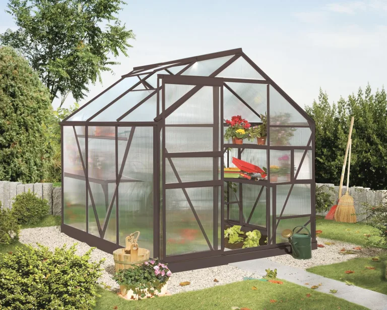 Vitavia Gewächshaus Calypso 3000", Aluminium eloxiert, 3,0 m², 4 mm HKP | Wetterfestes & stabiles Treibhaus | Perfekt für Gemüse & Pflanzen | Robust & langlebig – Bild 9