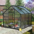 Vitavia Gewächshaus Calypso 3000", Aluminium eloxiert, 3,0 m², 4 mm HKP | Wetterfestes & stabiles Treibhaus | Perfekt für Gemüse & Pflanzen | Robust & langlebig - Thumbnail 8