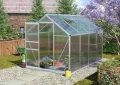 Vitavia Gewächshaus Calypso 3000", Aluminium eloxiert, 3,0 m², 4 mm HKP | Wetterfestes & stabiles Treibhaus | Perfekt für Gemüse & Pflanzen | Robust & langlebig - Thumbnail 10